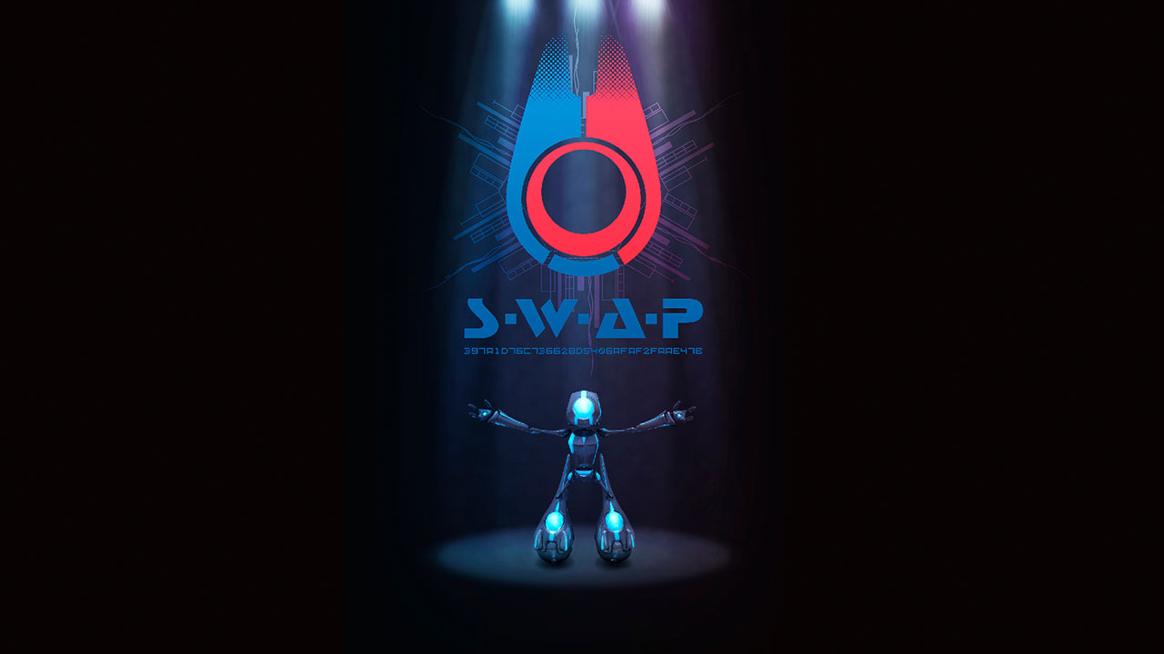 A poster mockup of S.W.A.P.