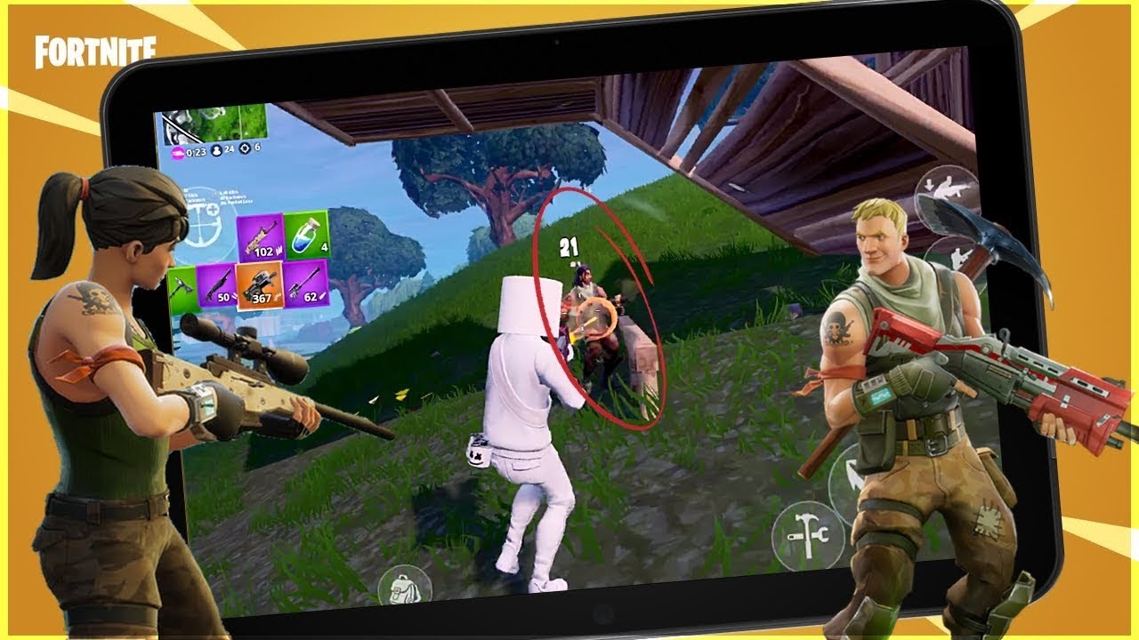 Fortnite Mobile - BIGGEST BOT LOBBY in MOBILE HISTORY - YouTube