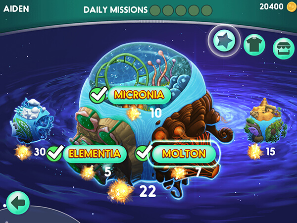 A screenshot of EndeavourRX by Akili Interactive. The world's first medication video game to treat children between 8-12 years old for ADHD. - Chaos Theory | Serious Games Developer, Australia