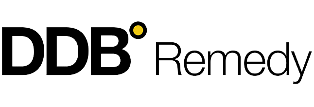 A Logo for DDB Remedy, An industry-leading full service creative healthcare agency across consumer and HCP communications, and medical education.