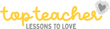 A Logo for Top Teacher, An online subscription-based hub to support and empower early childhood educators on their journey to create joyful early learning experiences.