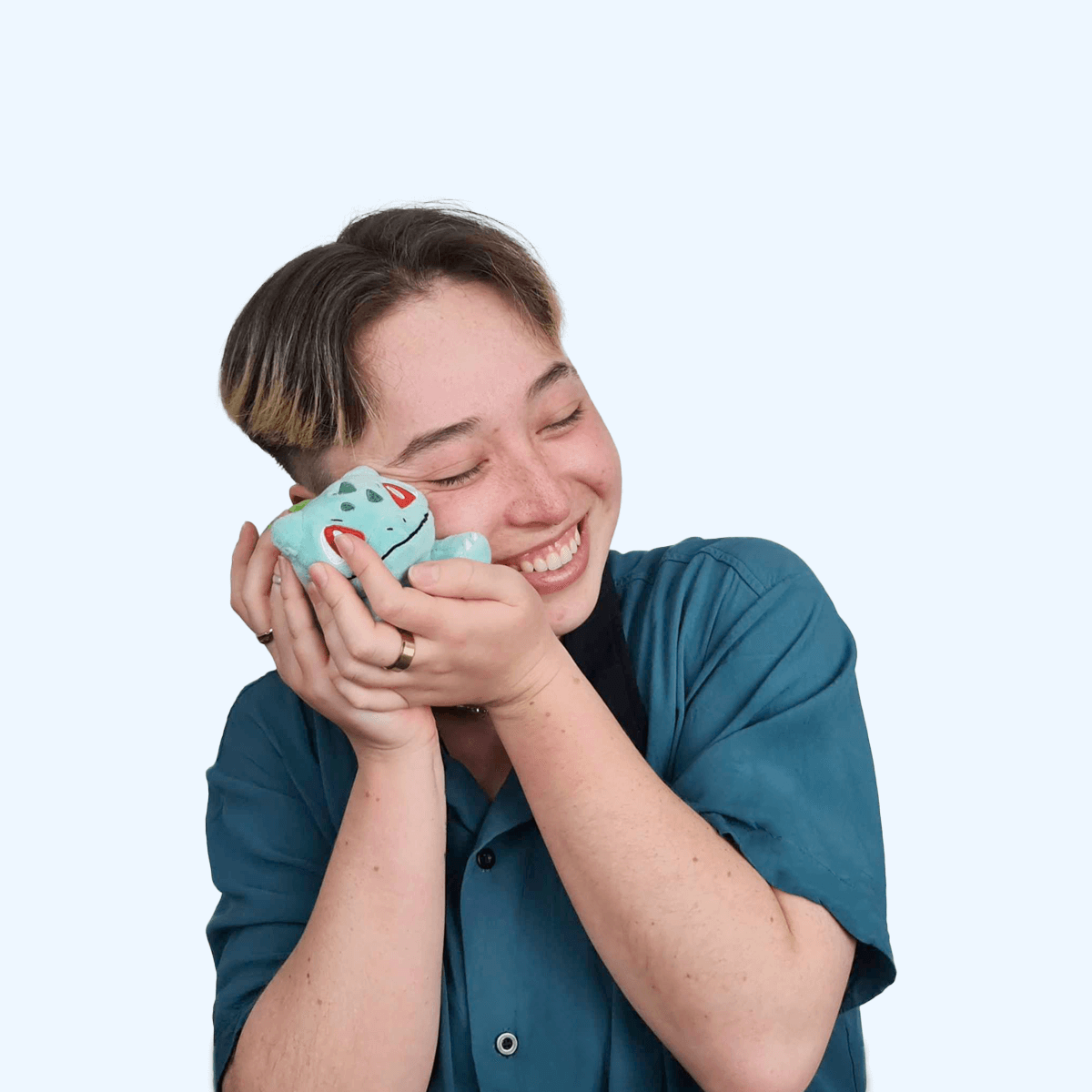 A headshot of an employee from Chaos Theory Games.