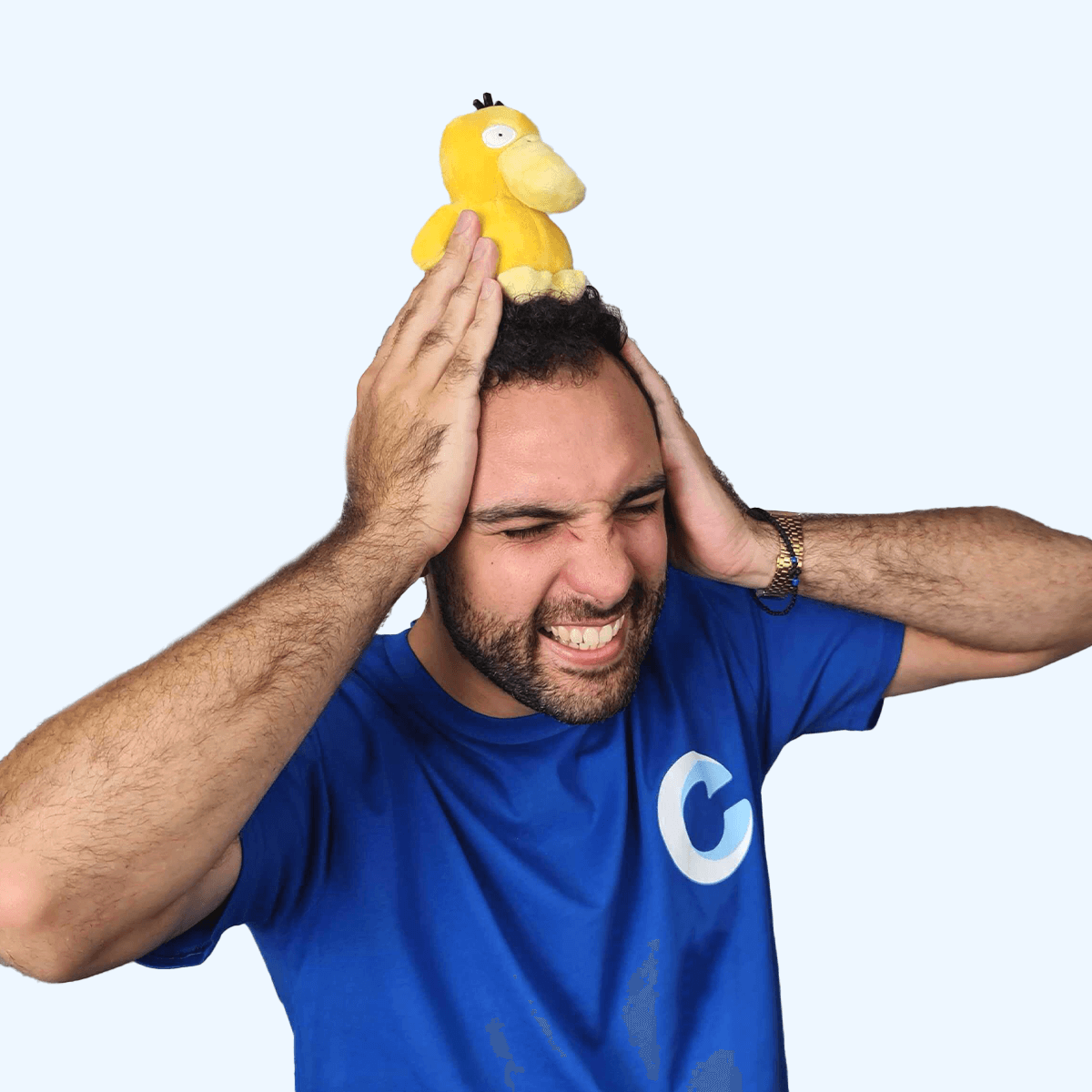 A headshot of an employee from Chaos Theory Games.